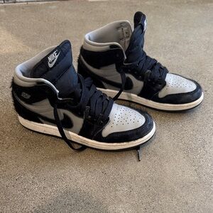 Nike Black and Gray Jordans Sneakers 3 Youth 3Y